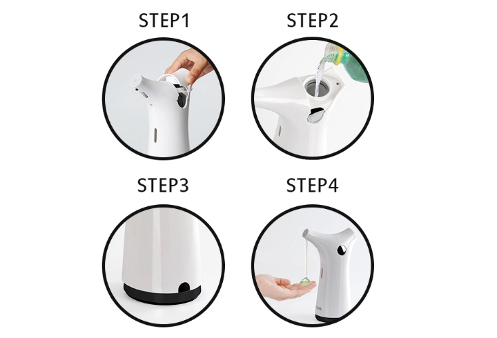 Latest 220ml IR Sensor Hand-Free Table Type Soap Dispenser