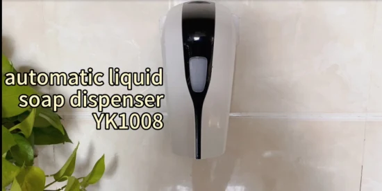 Distributeur de savon liquide automatique pour distributeur de désinfectant pour les mains à montage mural 1000 ml